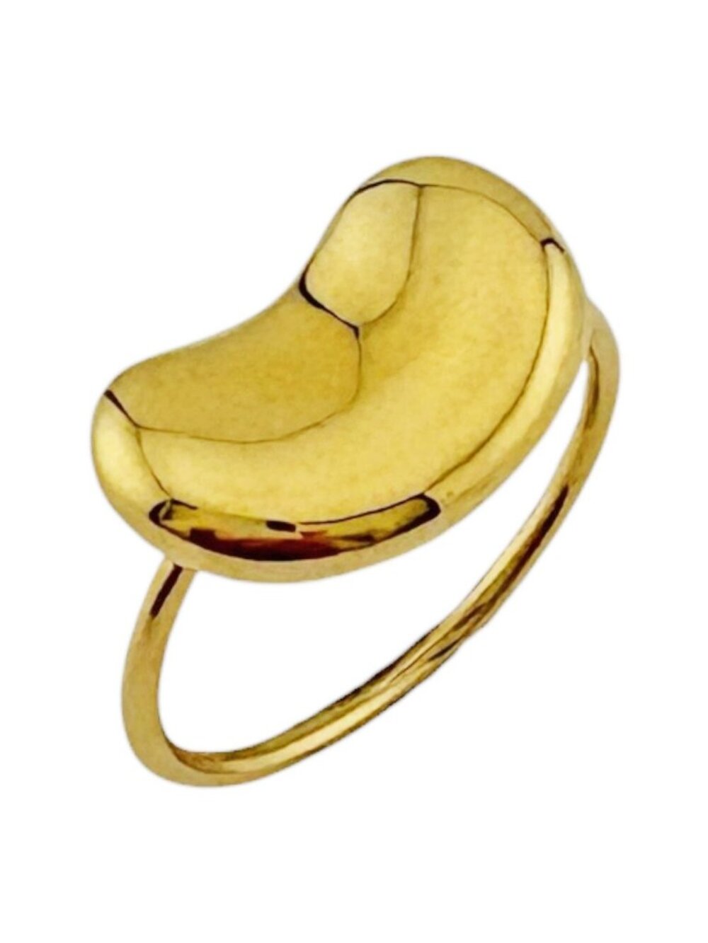 Tiffany & Co Bean Ring 18k Yellow Gold